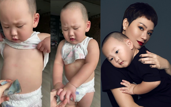 Quý tử 2 tuổi nhà Trà My Idol đóng bỉm vẫn xin mẹ tiền bỏ túi, fan 'rụng tim' vì quá đáng yêu Ảnh 2