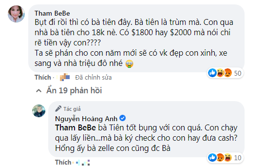 Bị mẹ vợ cũ đòi 45 triệu tiền nợ, Hoàng Anh liền ẩn ý bị chiếm đoạt tiền trợ cấp Ảnh 3