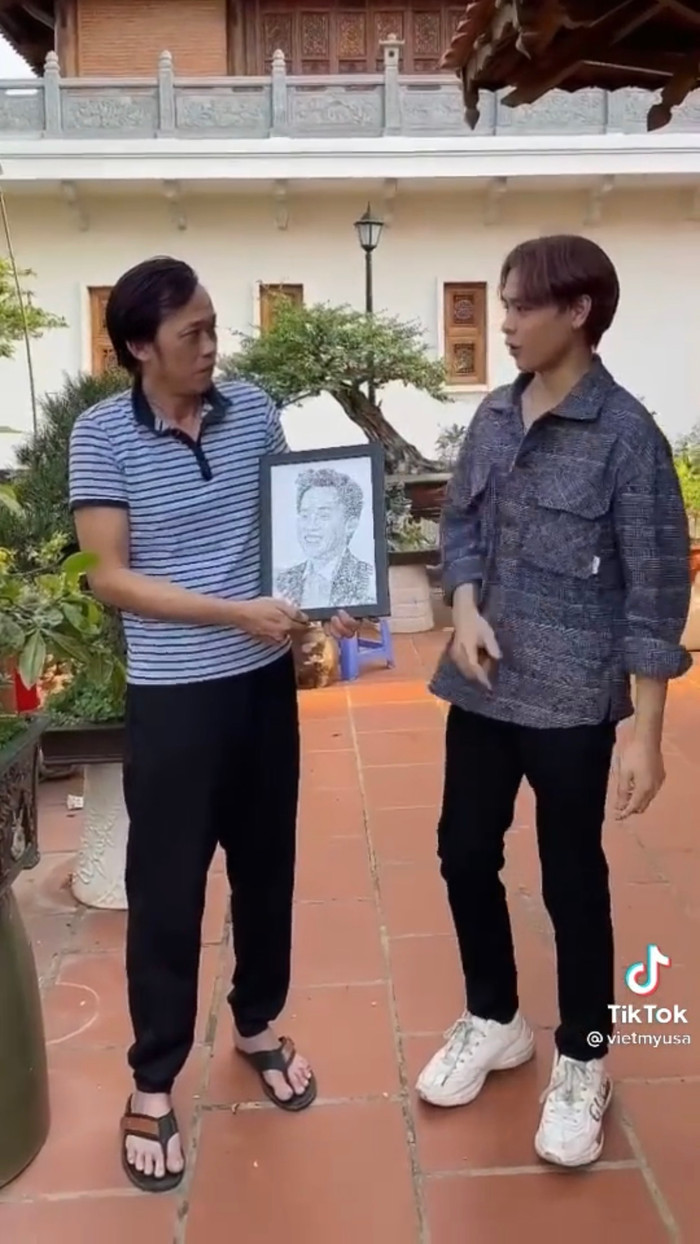 Chàng hoạ sĩ 'gây bão' khi vẽ chân dung Hoài Linh bằng kí tự, dân mạng ra sức 'lùng sục info' Ảnh 6