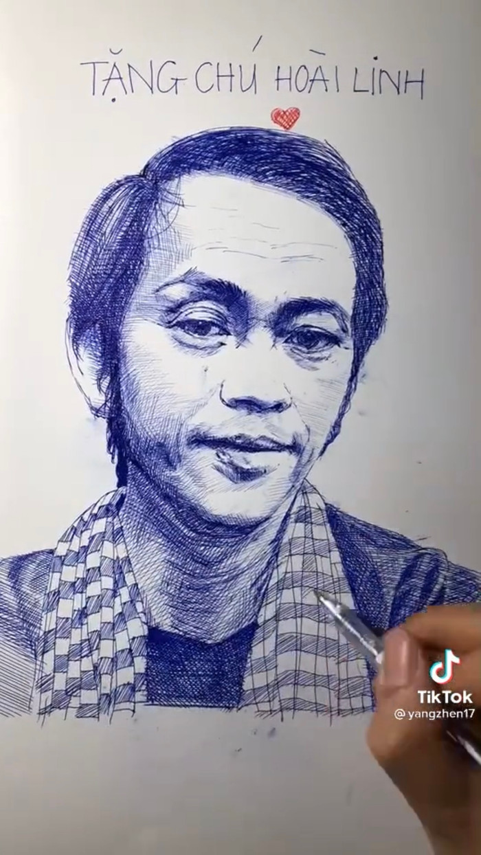 Chàng hoạ sĩ 'gây bão' khi vẽ chân dung Hoài Linh bằng kí tự, dân mạng ra sức 'lùng sục info' Ảnh 11