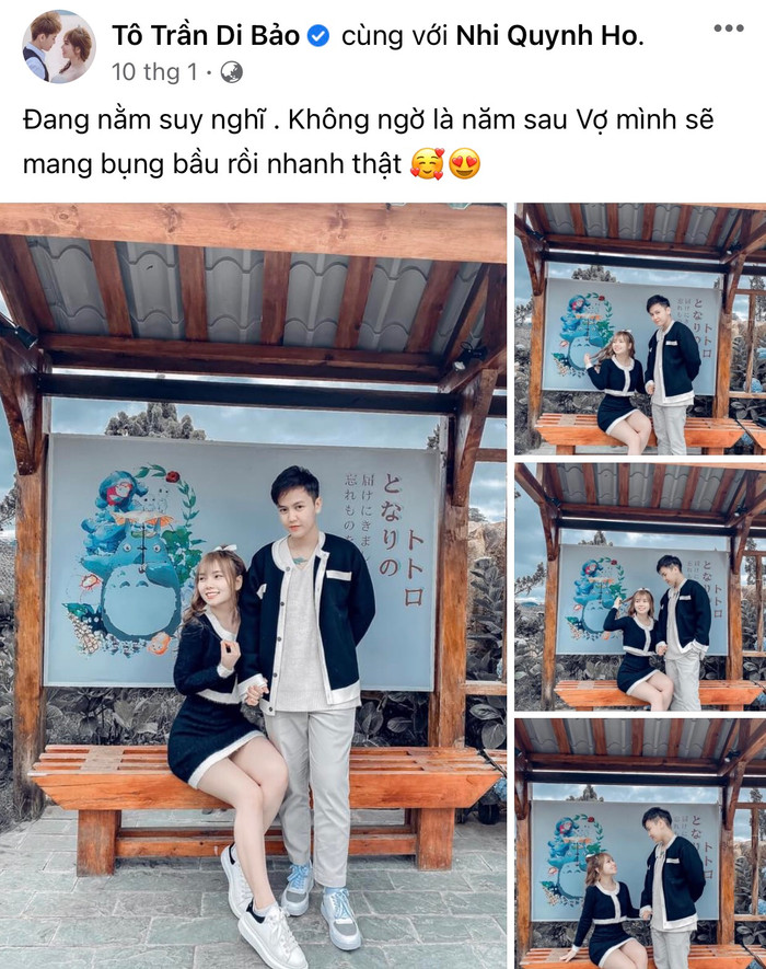 Cách đây không lâu, Bi Bảo cũng úp mở về chuyện có con