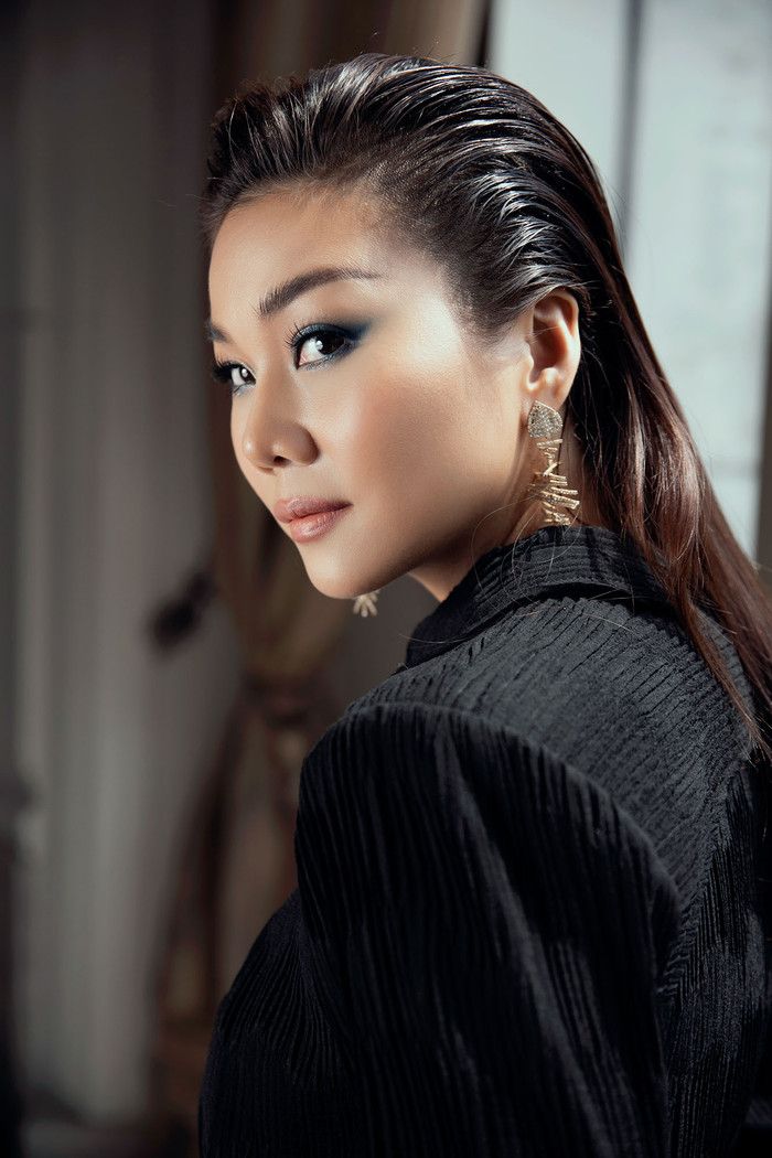 Thanh Hằng là một trong những giám khảo quyền lực, chịu trách nhiệm cầm cân nẩy mực. 