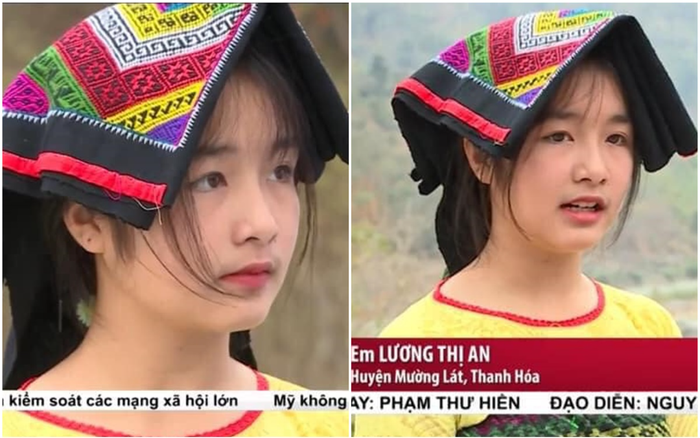 Xuất hiện trên VTV chỉ vài giây, nữ sinh vùng cao xứ Thanh gây 'sốt' bởi nhan sắc trong trẻo Ảnh 2