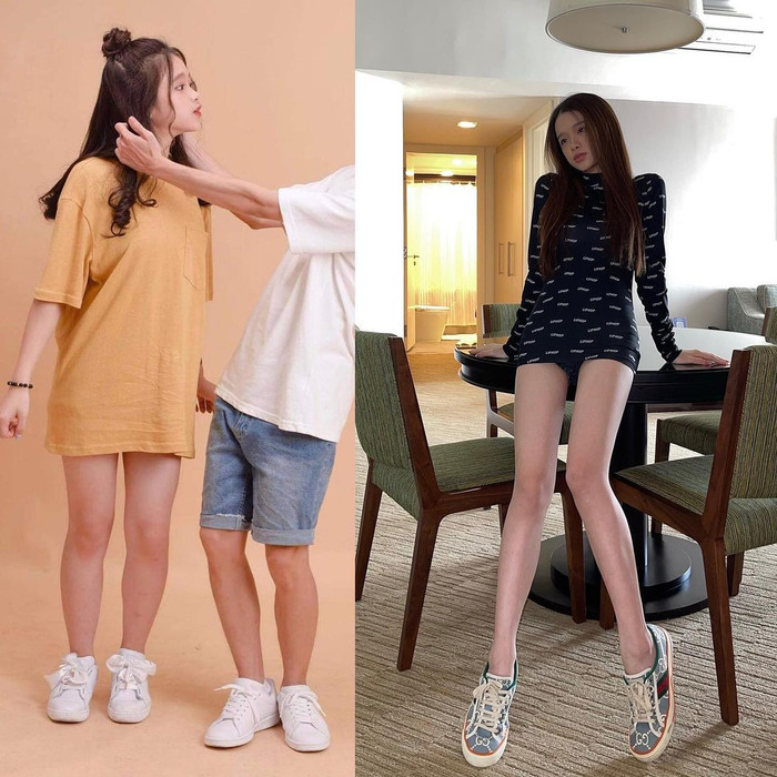 Từng có một thời mũm mĩm, bắp chân to xồ xề, nhưng so ra, đó chỉ là quá khứ. 