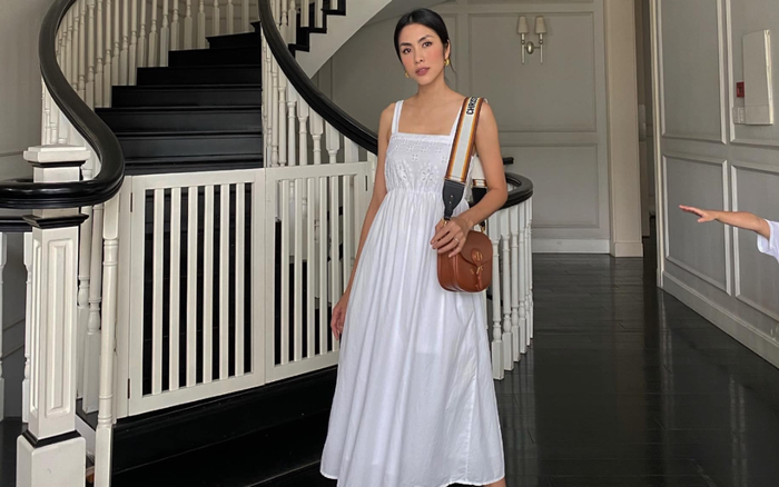 Sau khi lộ dáng gầy gò đáng báo động, Tăng Thanh Hà rạng rỡ hơn bao giờ hết với váy trắng Ảnh 2