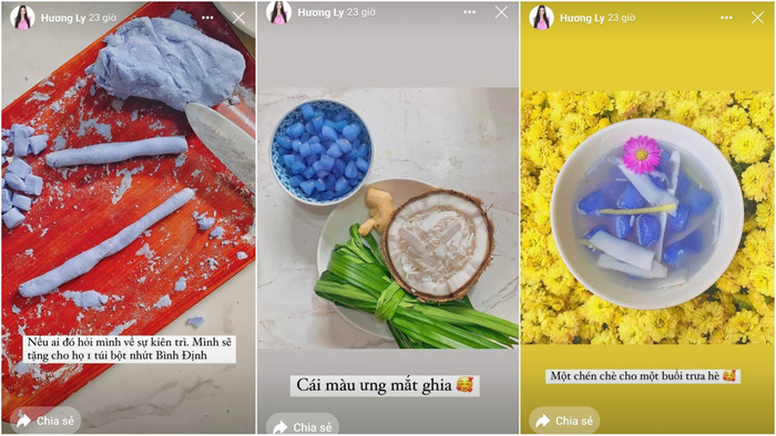 Hương Ly thường xuyên khoe thành quả vào bếp của mình trên MXH