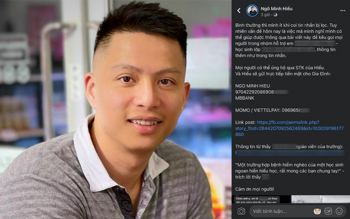 Xuất hiện tài khoản mạo danh HiếuPC để lừa đảo, kêu gọi quyên góp tiền Ảnh 2