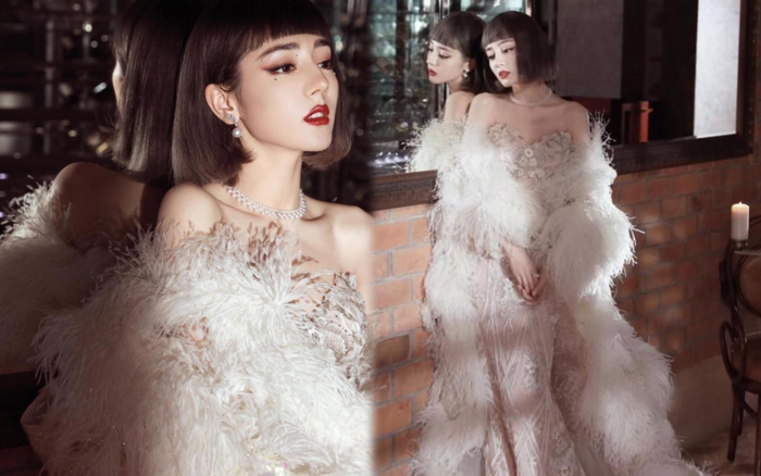 Địch Lệ Nhiệt Ba hóa đại tiểu thư thượng lưu thời phục cổ đẹp 'chấn động' thảm đỏ Ảnh 2