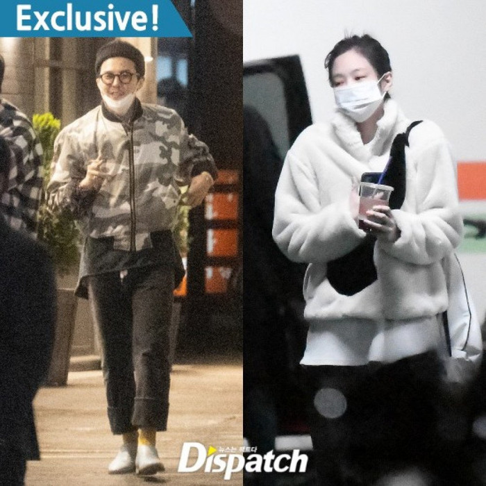 Dispatch đưa tin G-Dragon (BigBang) và Jennie (BlackPink) đã hẹn hò được hơn 1 năm.