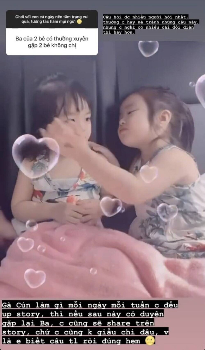 Bảo Ngọc ẩn ý khẳng định thời gian qua Hoài Lâm không hề thăm các con