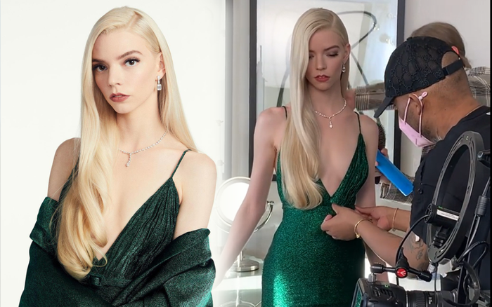 Anya Taylor-Joy gây bão với nhan sắc ở hậu trường Quả Cầu Vàng 2021 Ảnh 2