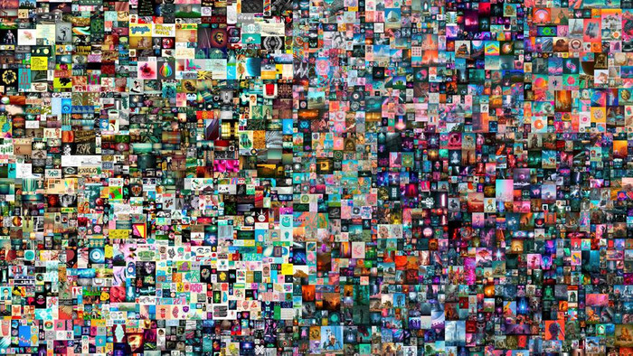 Một tác phẩm nghệ thuật số của Beeple. Ảnh: Reuters