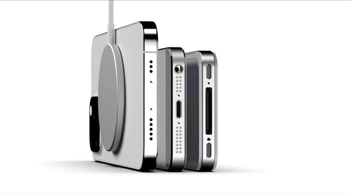 Kuo dự đoán Apple vẫn sẽ trung thành với cổng Lightning và sẽ chỉ chuyển sang kết nối MagSafe 'trong tương lai gần'. (Ảnh: EverythingApplePro)