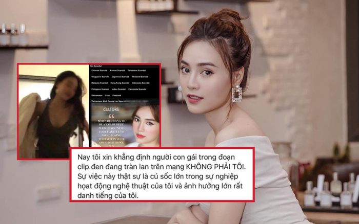 Giữa nghi án lộ clip nóng, Ninh Dương Lan Ngọc lên tiếng: 'Không phải là tôi' Ảnh 2