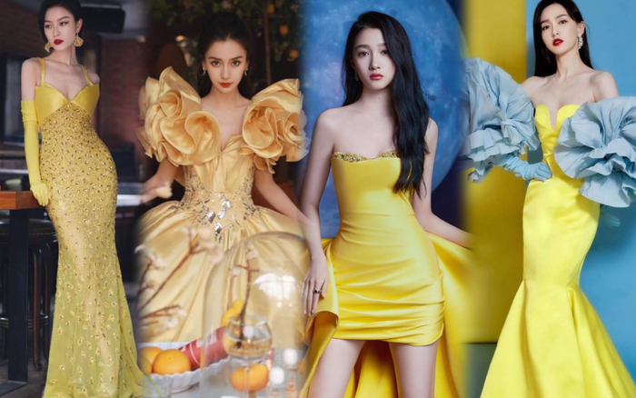 Dàn sao Hoa Ngữ đẹp mê đắm với đầm vàng hot trend năm 2021 trên thảm đỏ Weibo Ảnh 2