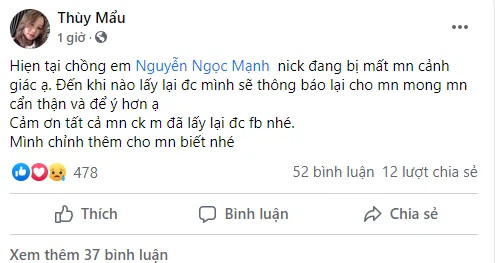 Người hùng cứu bé gái rơi từ tầng 12 chung cư Nguyễn Ngọc Mạnh bị hack Facebook Ảnh 3