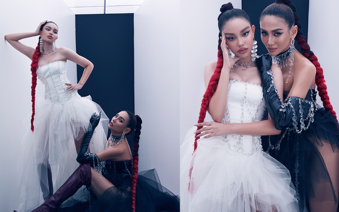 Võ Hoàng Yến cùng trò cưng Alexandra Matheson nhuộm tóc đỏ, pose dáng cực thần thái trong bộ ảnh mới Ảnh 2