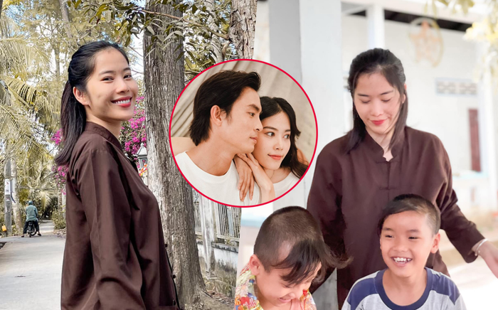 Sau ồn ào chia tay Lãnh Thanh, Nam Em đẹp trong trẻo, mặc giản dị làm từ thiện Ảnh 2