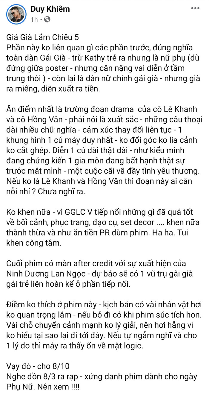 Phản ứng của những khán giả đầu tiên xem 'Gái già lắm chiêu V': Liệu có hay hơn phiên bản của Lan Ngọc? Ảnh 15