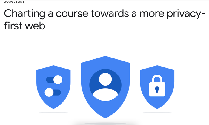 Bài đăng mới đây của Google cho biết công ty sẽ ngừng sử dụng lịch sử duyệt web của bạn cho mục đích theo dõi quảng cáo. (Ảnh chụp màn hình)