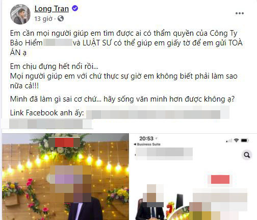 Long Chun tìm tới sự giúp đỡ của luật sư để khởi kiện. 