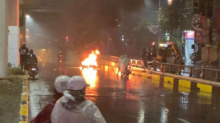 Hiện trường xảy ra vụ việc. (Ảnh mạng xã hội).