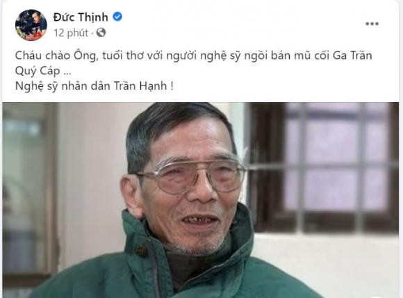 Diễn viên Đức Thịnh 'Đội đặc nhiệm nhà C21' nghẹn ngào, tiếc nuối trước sự ra đi của NSND Trần Hạnh.