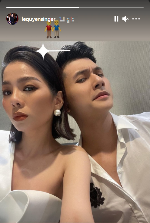 Lệ Quyên khoe ảnh selfie cùng Lâm Bảo Châu