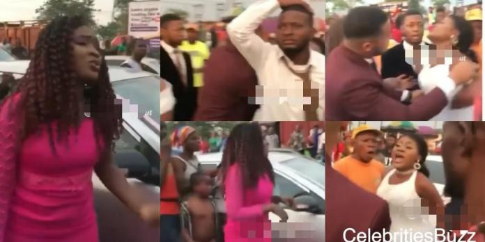 Hình ảnh hỗn loạn trong đám cưới này thực ra chỉ là một vở kịch.