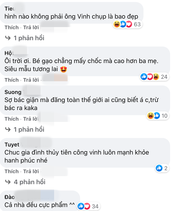 Fan dự đoán bé Bánh Gạo sẽ là siêu mẫu tương lai.