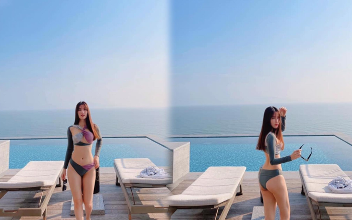 Diễm My 9x diện đồ bơi cắt xẻ khoe cơ bụng săn chắc khiến fan choáng ngợp Ảnh 2