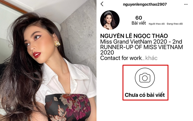 Trước giờ G chạy đua nước rút thử thách tại Miss Grand, Ngọc Thảo bị hack mất tài khoản Instagram Ảnh 2