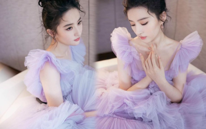 Lưu Diệc Phi khiến fan nghẹt thở với nhan sắc lộng lẫy xứng danh 'thần tiên tỷ tỷ' tại sự kiện Ảnh 2