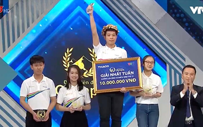 Phong độ ổn định suốt 4 phần thi, nam sinh xứ Lạng xuất sắc giành vòng nguyệt quế Olympia Ảnh 2