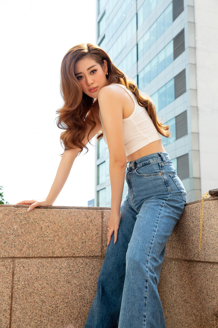 Khánh Vân vẫn đang trong quá trình luyện tập nước rút...