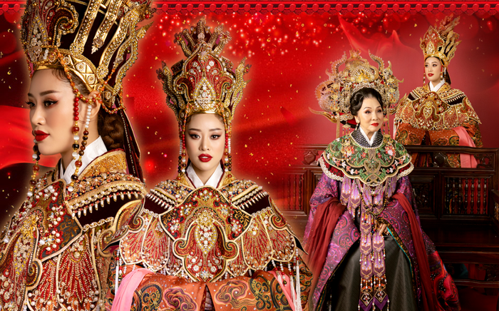 Hoa hậu Khánh Vân khoe thần thái quyền lực với trang phục hoành tráng Ảnh 2