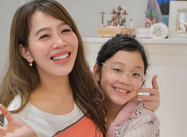 Diệp Chi và con gái An Nhiên