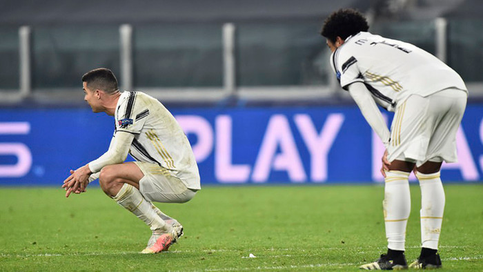 Ronaldo đã không thể giúp Juventus giành vé đi tiếp ở Champions League.