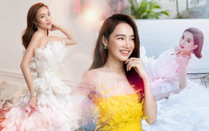 Ngọc Trinh, Ninh Dương Lan Ngọc dịu dàng với váy lông vũ, Nhã Phương dùng 'chiêu độc' để tỏa sáng Ảnh 2