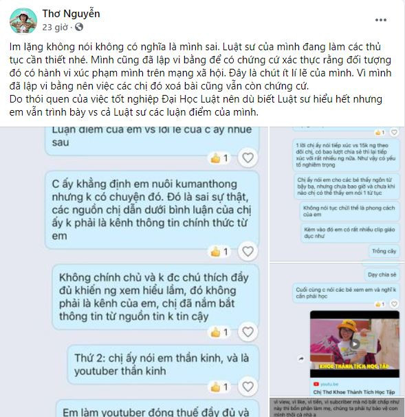 Động thái mới của nữ Youtuber Thơ Nguyễn sau khi clip 'xin vía học giỏi' bị chỉ trích dữ dội Ảnh 3