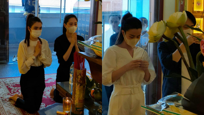Vợ chồng Đông Nhi - Ông Cao Thắng, hoa hậu Đặng Thu Thảo,.. cũng đến tiễn đưa Minh Lộc về nơi an nghỉ