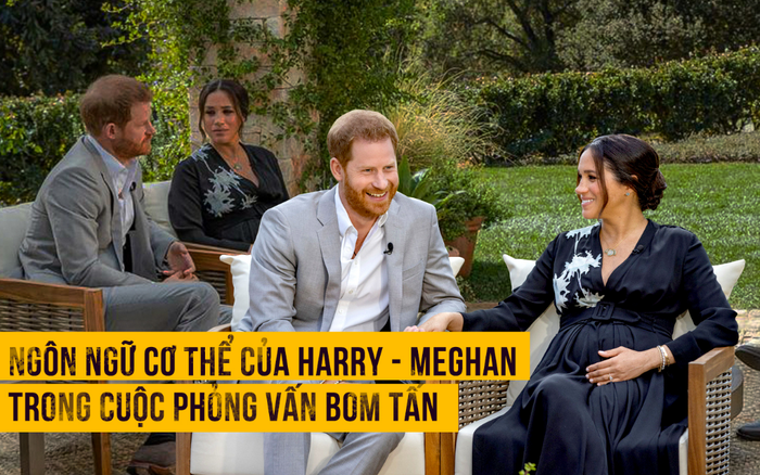 'Soi' ngôn ngữ cơ thể của Harry - Meghan trong cuộc phỏng vấn bom tấn Ảnh 2