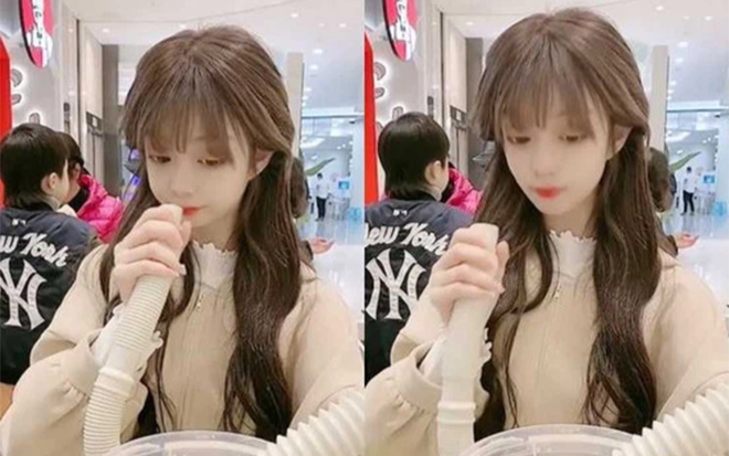 Uống sữa đậu nành bằng ống xả nước máy giặt ở nhà hàng, hotgirl hứng trọn 'cơn mưa' gạch đá từ dân mạng Ảnh 2