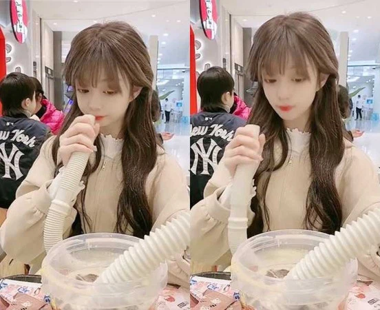 Uống sữa đậu nành bằng ống xả nước máy giặt ở nhà hàng, hotgirl hứng trọn 'cơn mưa' gạch đá từ dân mạng Ảnh 4