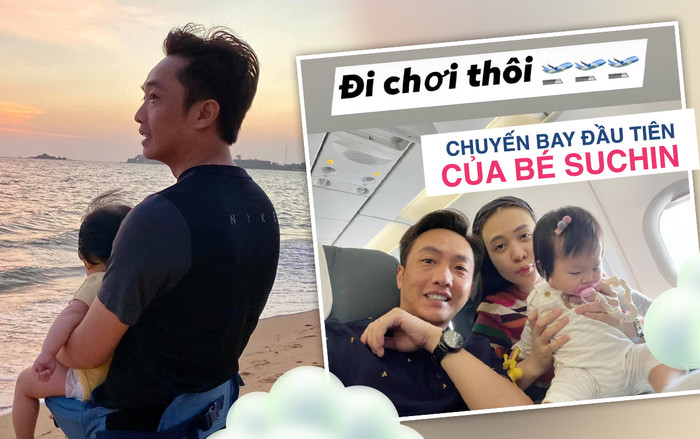 Vợ chồng Cường Đô La cho con gái đi chuyến bay đầu tiên đến Phú Quốc Ảnh 2