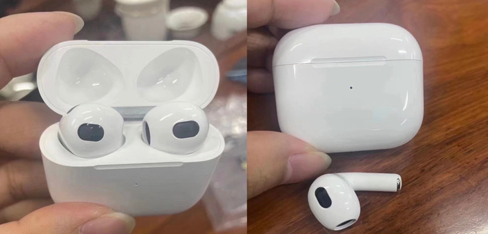 AirPods 3 lộ hình ảnh thực tế đầu tiên với thiết kế hoàn toàn mới Ảnh 1