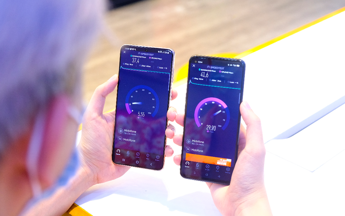 Đọ tốc độ 5G trên OPPO Reno5 5G và flagship 5G 30 triệu Ảnh 2