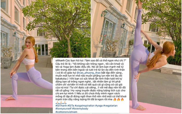 Sĩ Thanh chia sẻ bí quyết giữ dáng và kèm theo đó là dòng cảm nghĩ 'cái gì cũng có cái giá của nó!' Ảnh 2