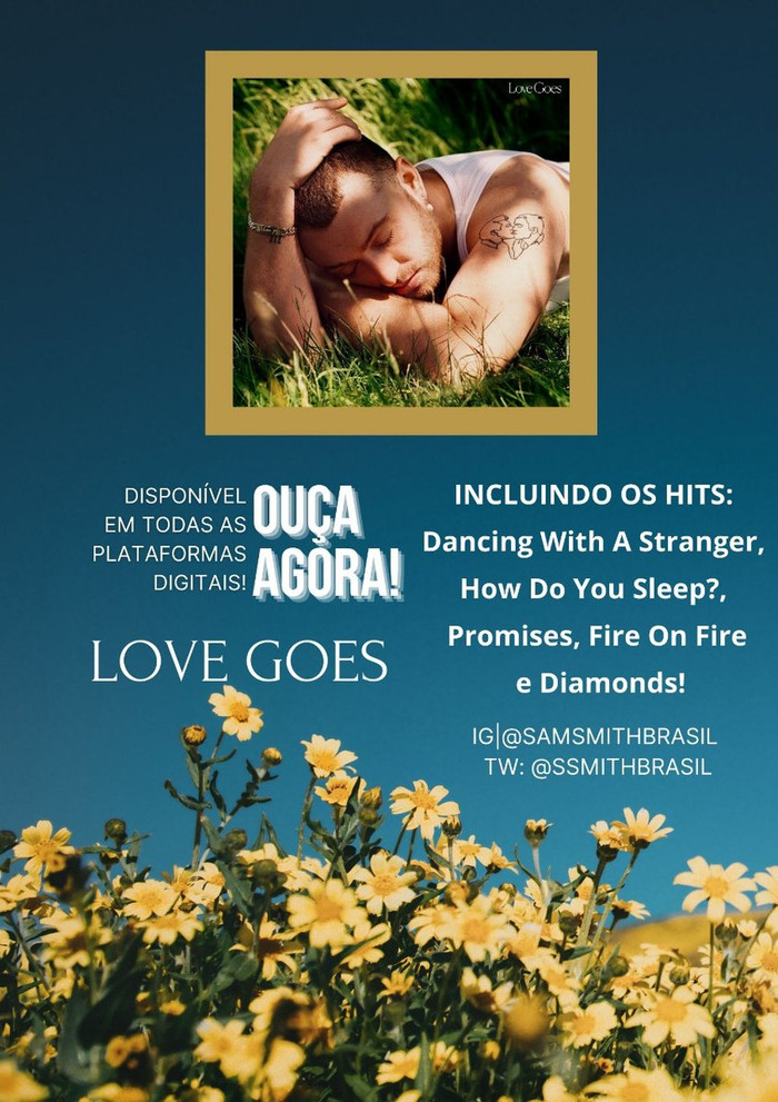 Album Love Goes của Sam từng được biểu diễn trực tiếp trên Abbey Road Studios