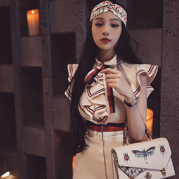 Nhan sắc ''em chưa 18'' của Huyền Baby khiến dân mạng ghen tỵ (Ảnh lấy từ Facebook nhân vật)